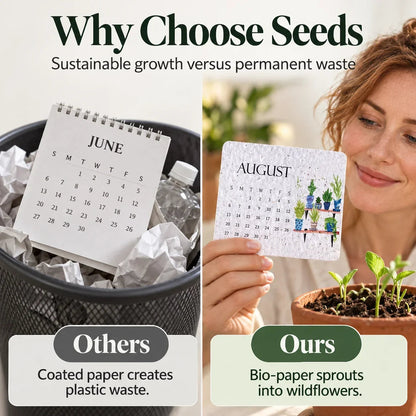 🌱Eco-Friendly Plantable “Timeless” Seed Calendar